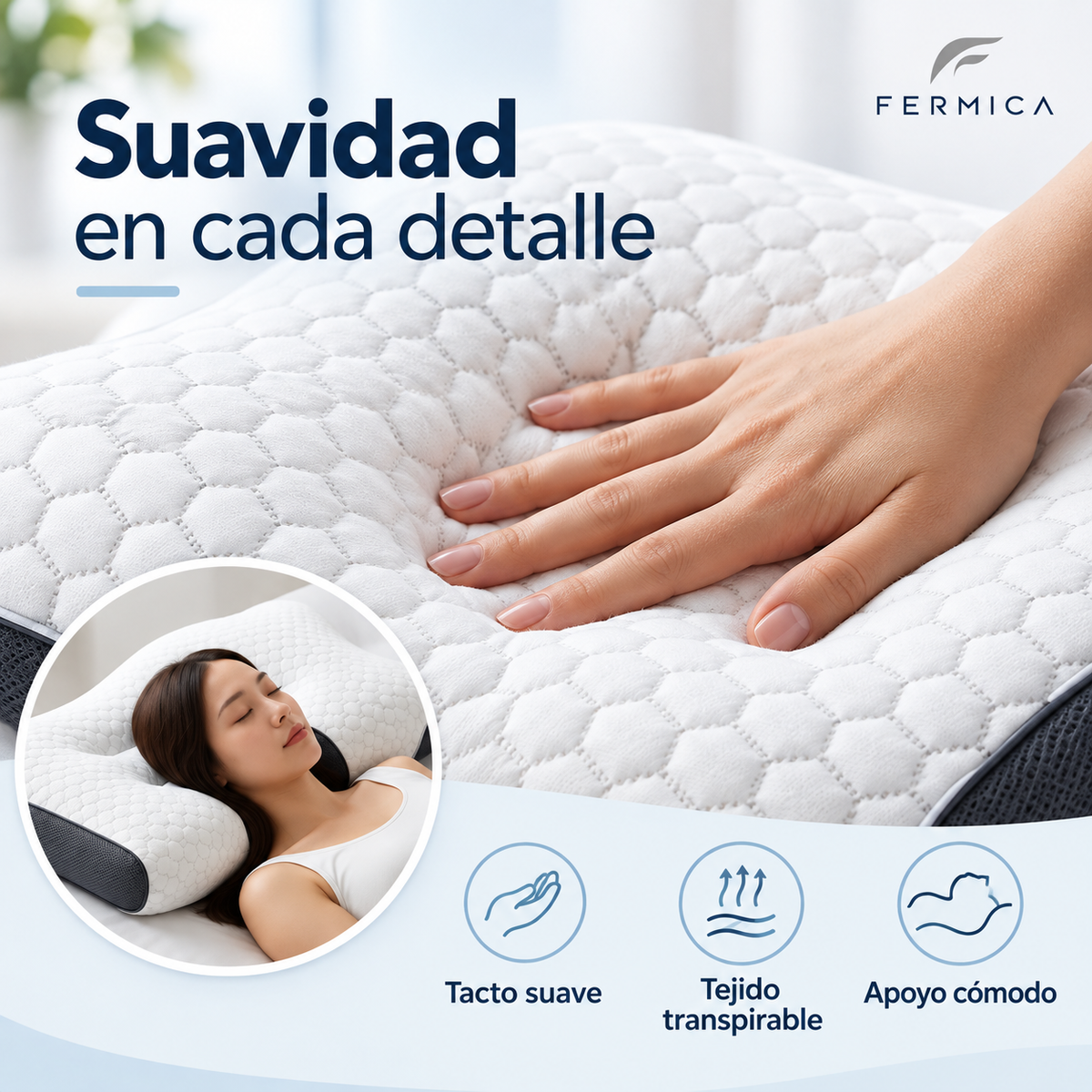 Nuvora Cervical™ — Almohada Anatómica
