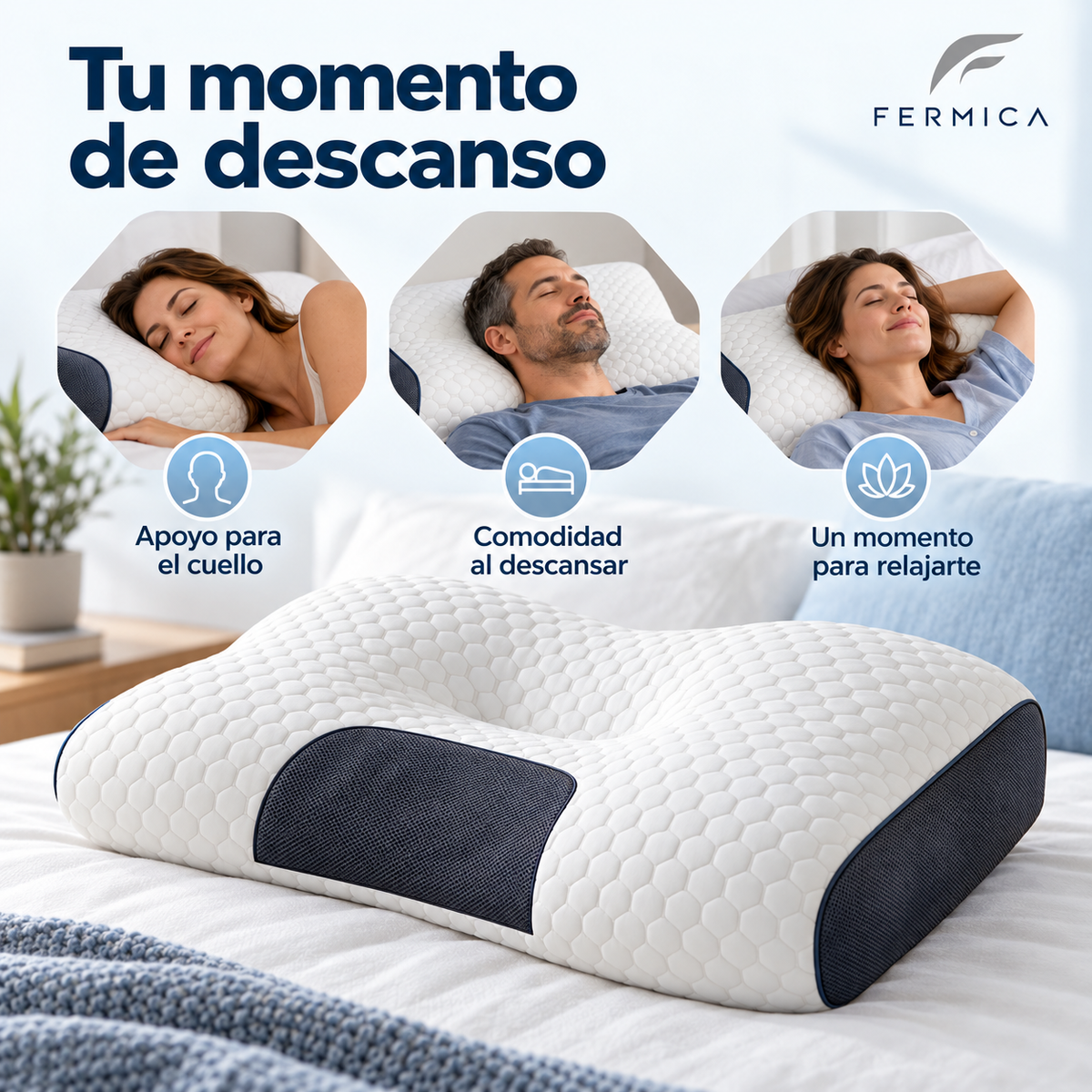 Nuvora Cervical™ — Almohada Anatómica